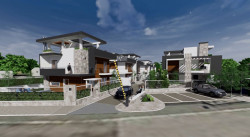 In zona servita e ben collegata villa bifamiliare in contesto residenziale di nuova costruzione.